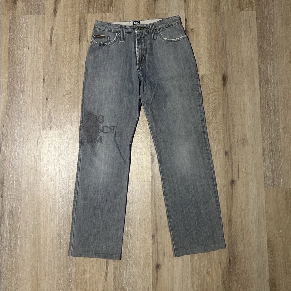 Dolce & Gabbana Women's Gray Straight Leg Jeans